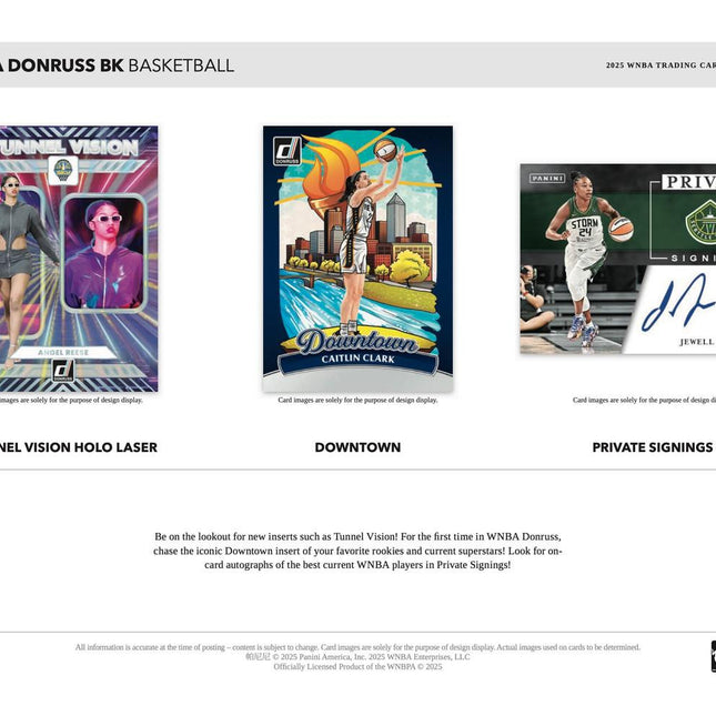 WNBA #2114 - PYT 2025 Donruss WNBA Hobby X 2 Boxes