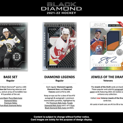 NHL #562 - PYT 2021-22 Black Diamond x 5 Boxes!