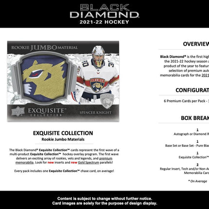 NHL #562 - PYT 2021-22 Black Diamond x 5 Boxes!