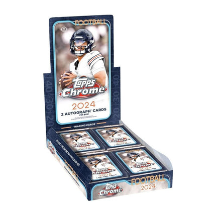 NFL #243 - 2024 Topps Chrome Mixer Hobby x 3 Boxes and Breakers Delight  x 2 Boxes!