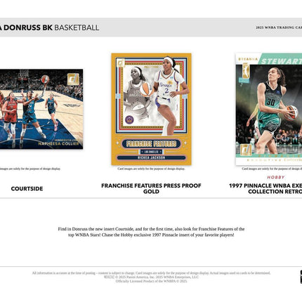 WNBA #2114 - PYT 2025 Donruss WNBA Hobby X 2 Boxes