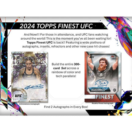 UFC #90 - Random Weight Class 2024 UFC Topps Finest x 2 Boxes