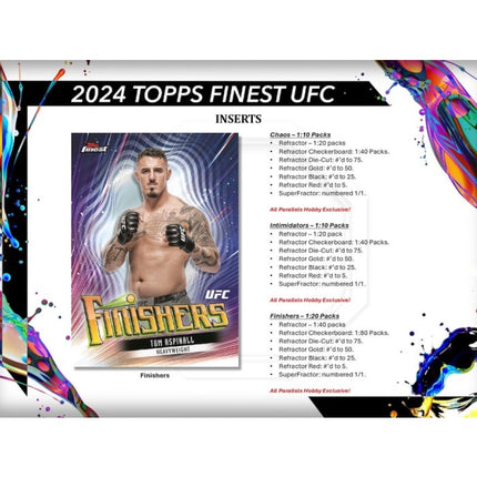 UFC #90 - Random Weight Class 2024 UFC Topps Finest x 2 Boxes