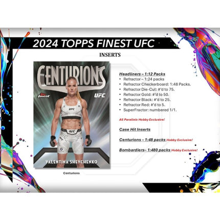 UFC #90 - Random Weight Class 2024 UFC Topps Finest x 2 Boxes