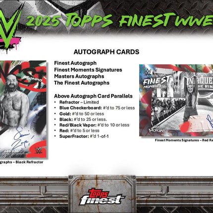 WWE #124 - Random First Letter First Name 2025 Finest X 2 Boxes