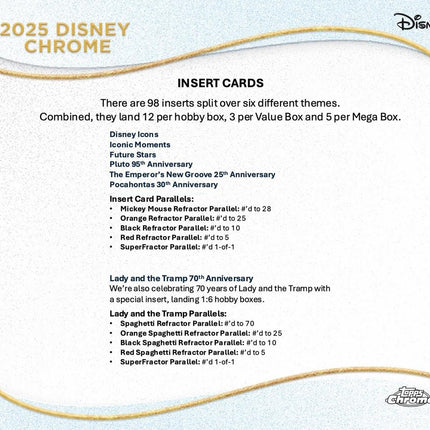 Disney #120  - Random Pack 2025 Disney Chrome Hobby