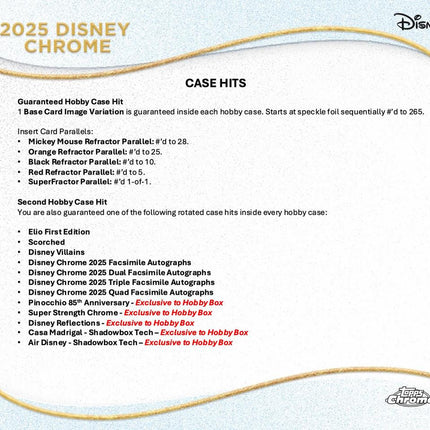 Disney #120  - Random Pack 2025 Disney Chrome Hobby