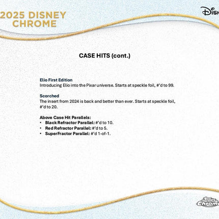 Disney #120  - Random Pack 2025 Disney Chrome Hobby