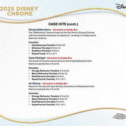Disney #120  - Random Pack 2025 Disney Chrome Hobby