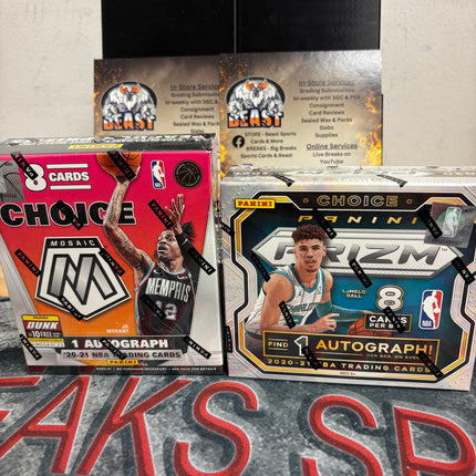 NBA #2031 - Random Team 2020-21 Mixer Prizm and Mosaic Choice!