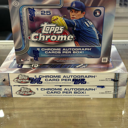 MLB #508 - PYT 2025 Chrome Breakers Delight X1 Box and Hobby X2 Boxes