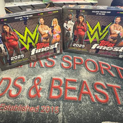 WWE #124 - Random First Letter First Name 2025 Finest X 2 Boxes