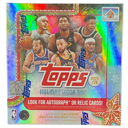 NBA #2117 - PYT 25-26 Topps Basketball Holiday Mega Box Case X 20 Boxes