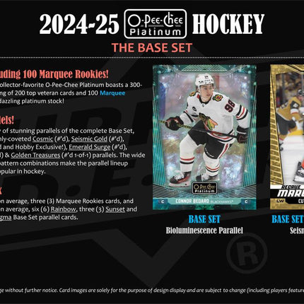 NHL #573 - PYT 2024-25 OPC Platinum x 4 Boxes!
