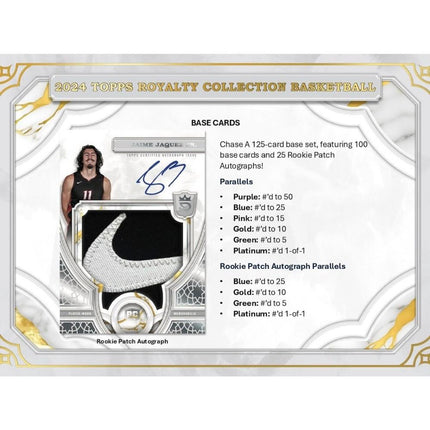 NBA #2104 - PYT 2023-24 Topps Royalty Case!