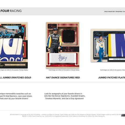Nascar #123 Random Hit - 2025 Panini Turn Four Racing X 1 Box